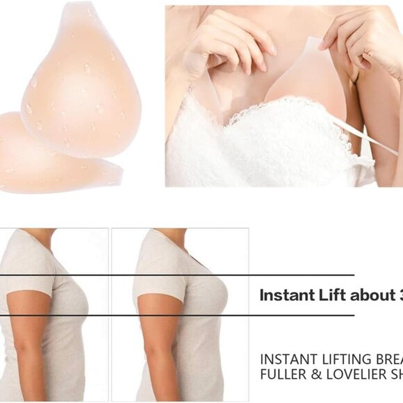 Sticky Bra Silicone Adhesive Bra for Women Invisible Bras for Backless Strapless - Picture 3 of 6